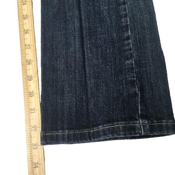 LA Idol Jeans Womens Size 5 Embellished Rhinestone Flap Pockets W29 L34 - Picture 6 of 16